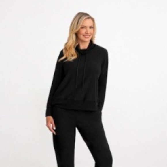 Sympli, Bamboo Fleece Sweatshirt, in Black - BRAND NEW - Picture 2 of 4
